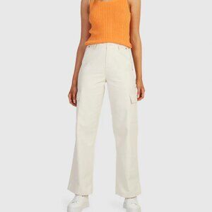 ROXY Lefty Cotton Cargo Pants - Size Medium - New Without Tags